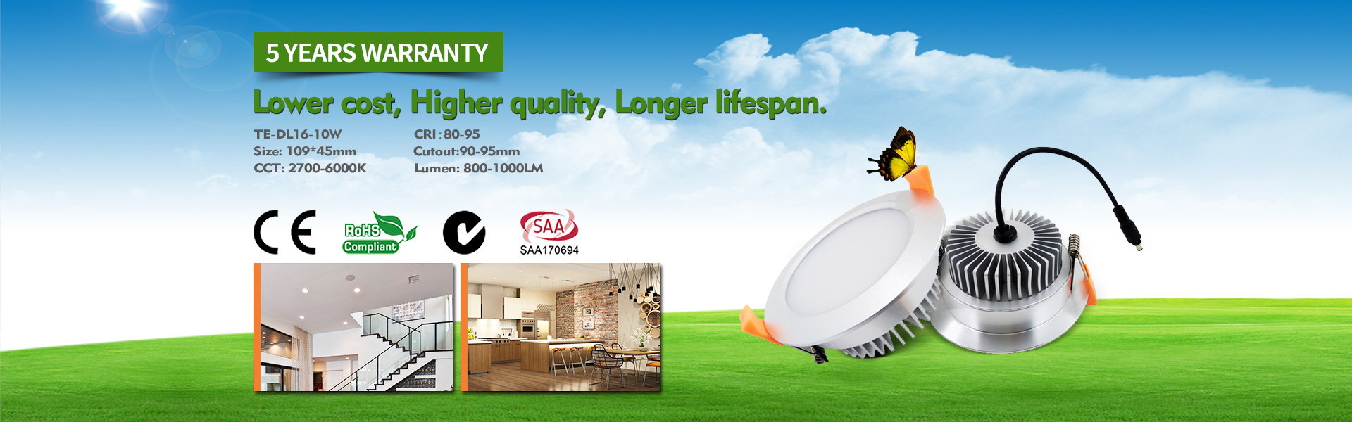 High quality SAA approval 10W Downlight
